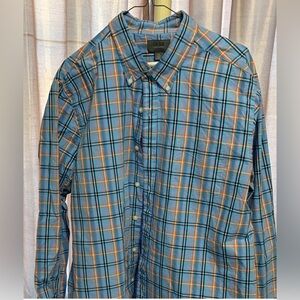 Saddlebred Men's Vibrant Plaid Button-Down Shirt